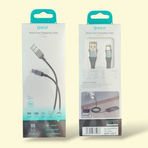 Cáp sạc Type C DVIP LZ3-C.1m sạc nhanh 120W