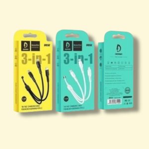 Cáp sạc nhanh 3 trong 1 Denmen D05E