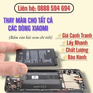 Thay Pin Điện Thoại Các Dòng Xiaomi